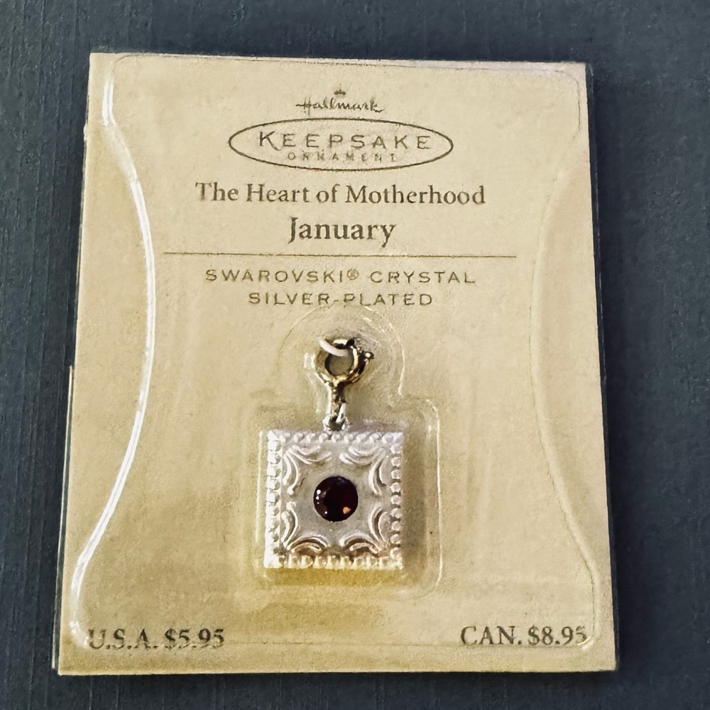 Hallmark Charm with Swarovski Crystal